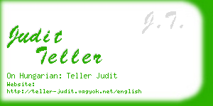 judit teller business card